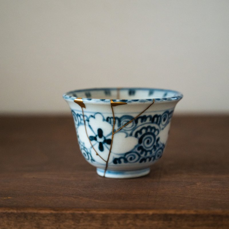 金繼修復古董杯 Chimahaga - 其他杯子 - 瓷 