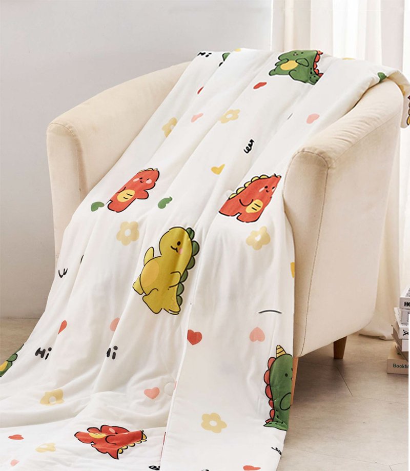 [ELVIS] Korean style beauty zero ice gauze quilt 150x200cm-Jurassic - Bedding - Other Materials 