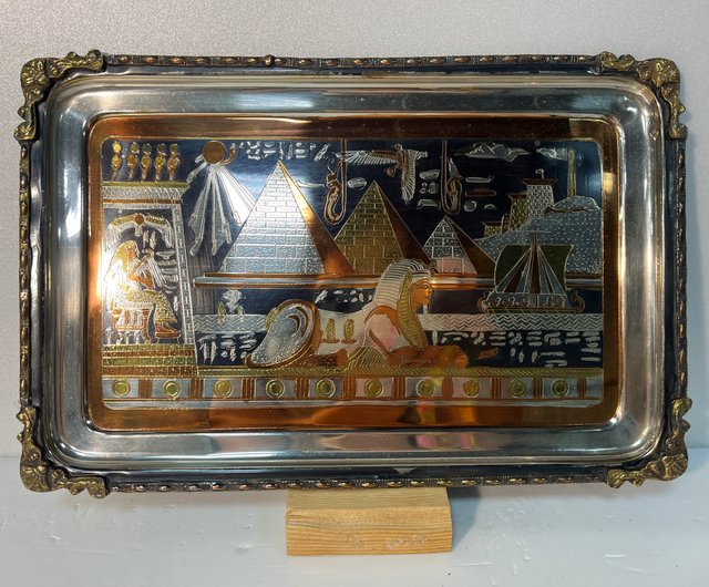 Egyptian Plate 100% Copper hot