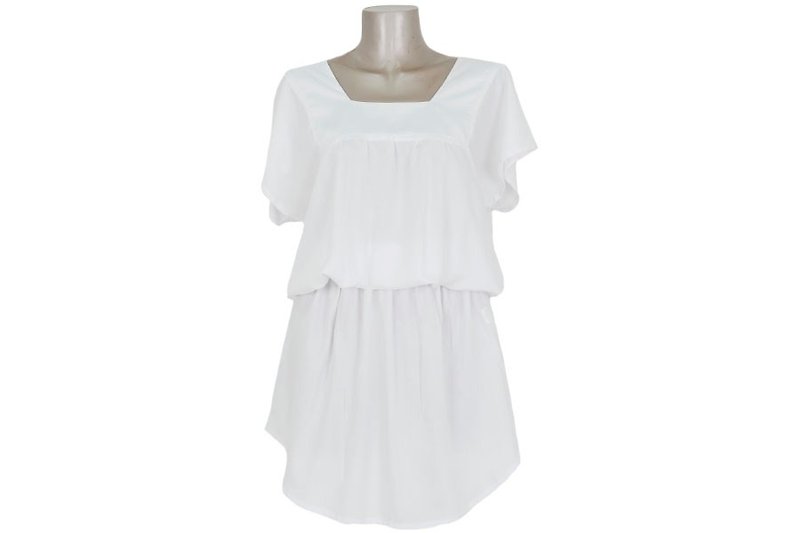 Elegant for adults and cute browsing dress <White> - One Piece Dresses - Other Materials White