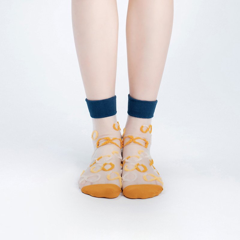 Placamen isabellina 3/4socks - Socks - Cotton & Hemp Transparent