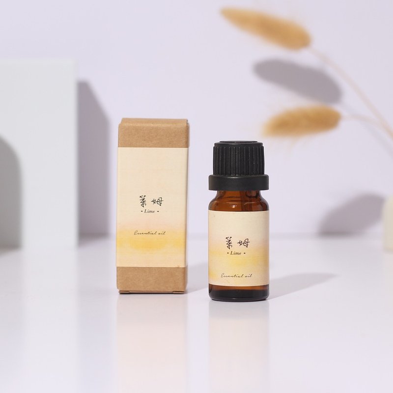 【萊姆】Lime、12mL、單方精油丨辦公室香氛 - 香氛/精油/擴香 - 玻璃 橘色