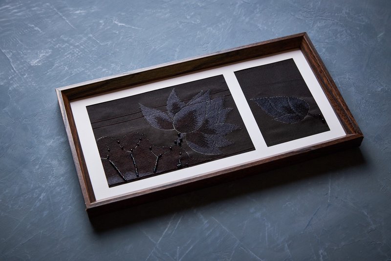 牆面裝飾--圖片--和服藝術- - 海報/掛畫/掛布 - 環保材質 黑色