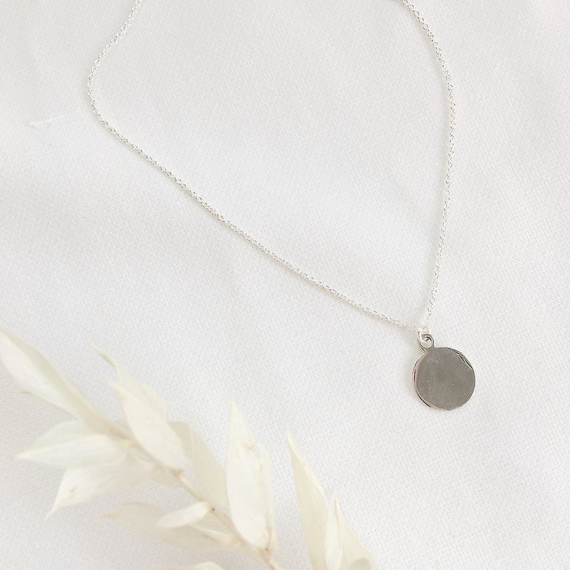 Sterling silver necklace_23" long chain【 Fabie 】 - Long Necklaces - Sterling Silver Silver