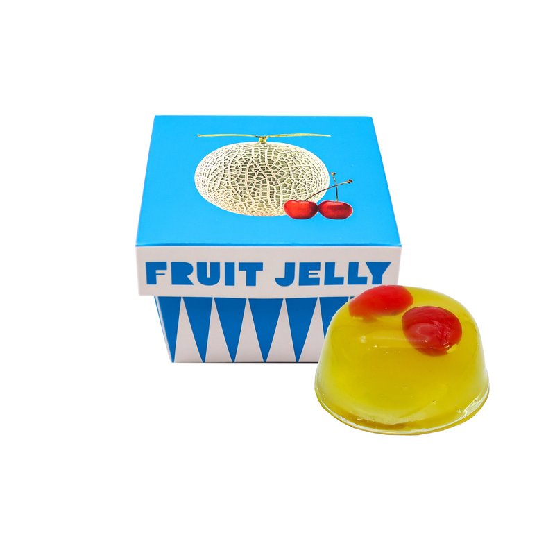 Fruit jelly Melon jelly - ครีมและพุดดิ้ง - วัสดุอื่นๆ สีเขียว