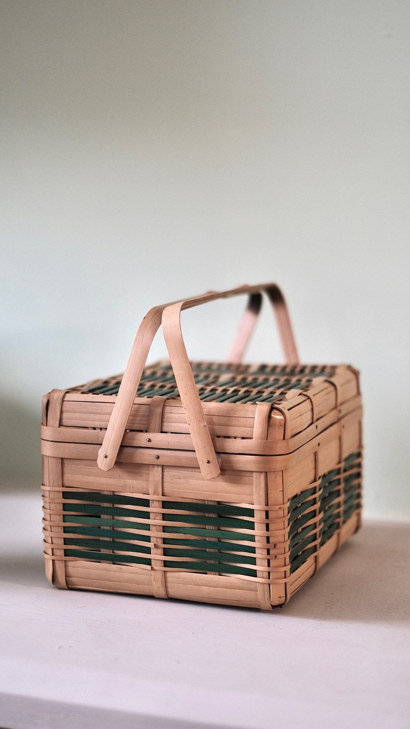 經典日式竹編提籃 - 居家收納/收納盒/儲物盒 - 竹 