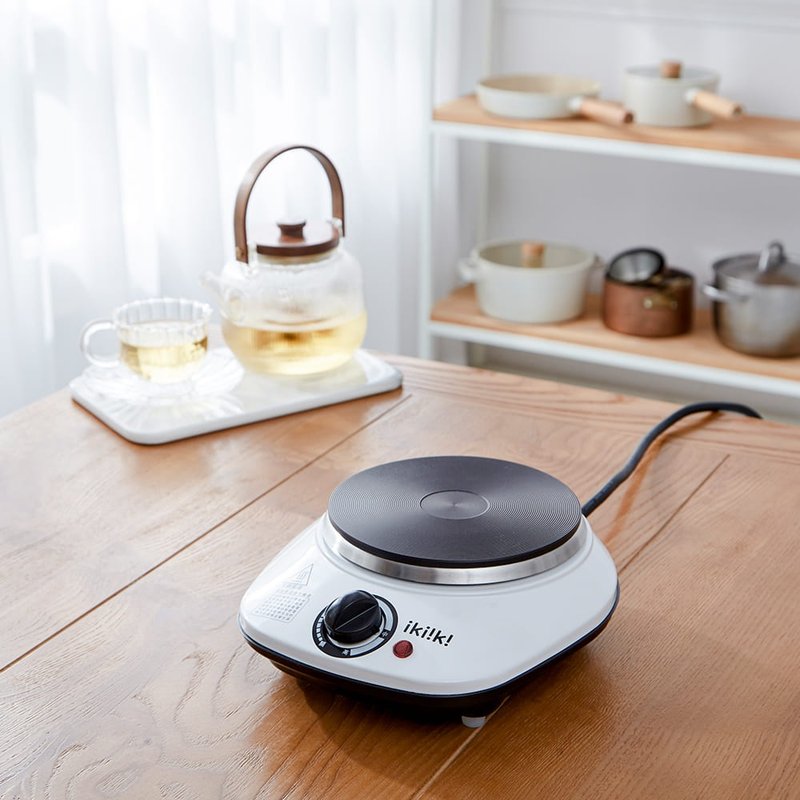 【ikiiki 伊崎】Black Crystal Electronic Stove - Kitchen Appliances - Other Materials White