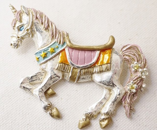 Unicorn Brooch ユニコーン・ブローチ / ピンブローチ PB048