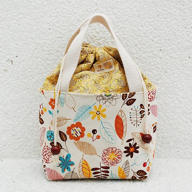 Summer aroma bundle mouth bag / 1 left - Handbags & Totes - Cotton & Hemp Multicolor