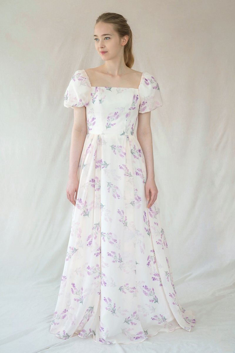 Bothanic Lilac Dress - ชุดราตรี - วัสดุอื่นๆ หลากหลายสี