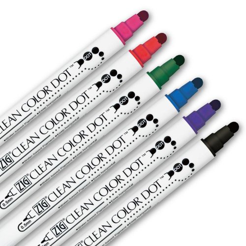 ZIG CLEAN COLOR DOT 12 color set - Shop kuretake-tw Other Writing Utensils  - Pinkoi