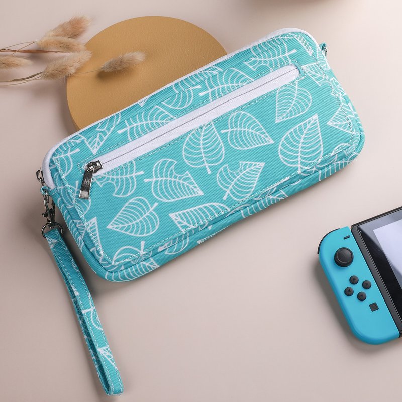 任天堂switch 2收納包switch NS2保護包交換機軟包绿色叶子 - 科技小物 - 其他材質 綠色