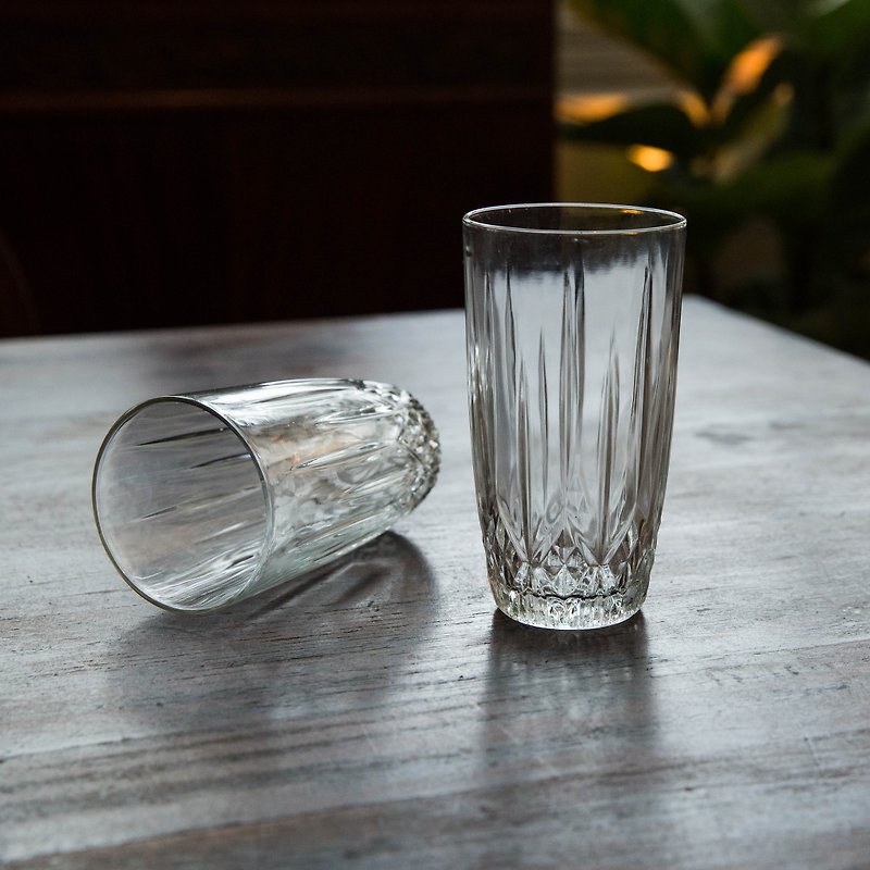 棲仙 SECLUSION OF SAGE / 經典 – 刻花玻璃飲料杯 - 咖啡杯/馬克杯 - 玻璃 透明