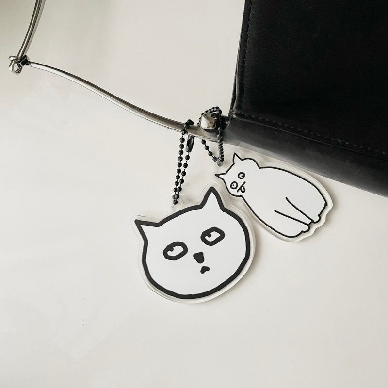 a_good_bb_雙喵壓克力鑰匙圈|吊飾|聖誕禮物組 - 吊飾/掛飾 - 其他材質 