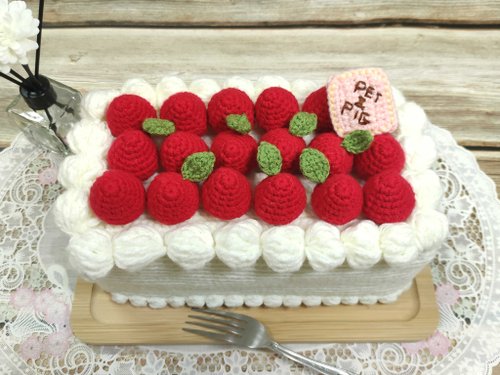 手編み ボックス ティッシュカバー フルーツケーキ かぎ編み ティッシュボックスカバー フルーツケーキ 編み物