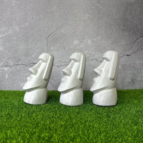 セメントモアイ - 古典的なモアイ巨大な石像 - ショップ Nicon 人形