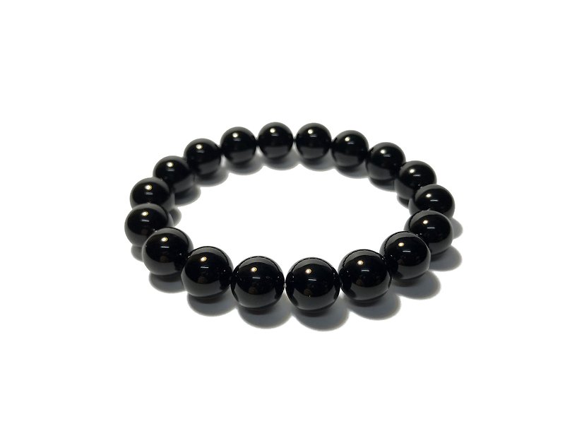 Black Bracelet , Agate - Bracelets - Gemstone Black