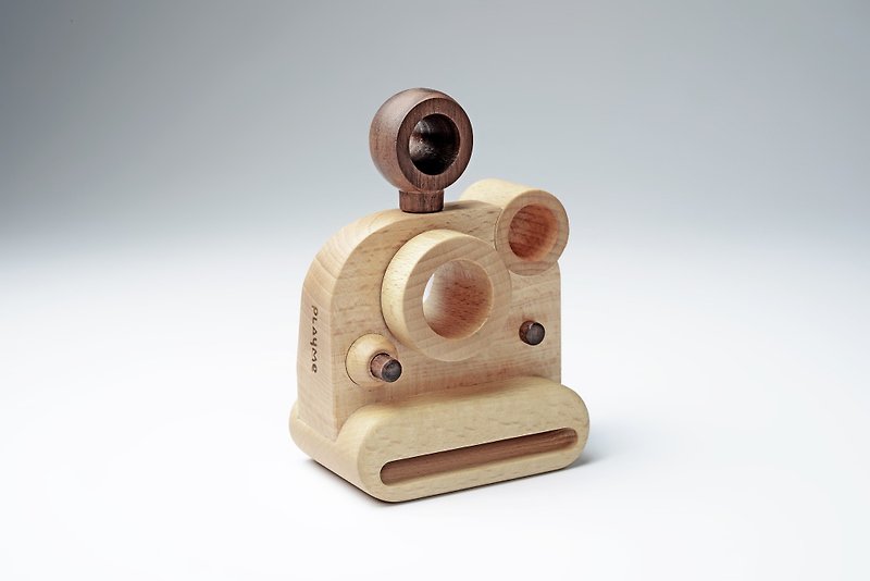 クラシックカメラ-ポラロイド - 知育玩具・ぬいぐるみ - 木製 