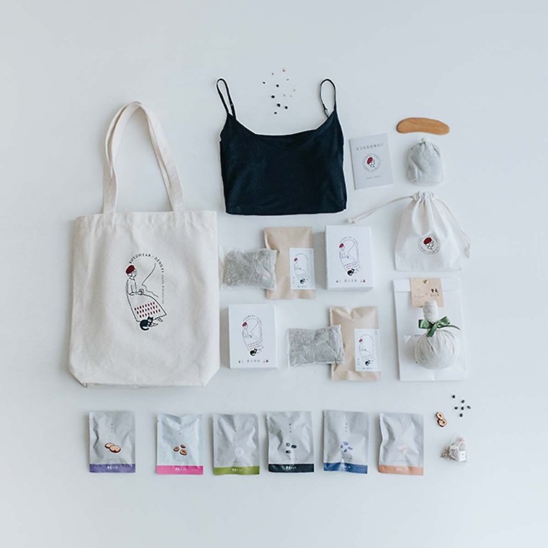[Dengyi x Xu Xuer] Nourishing Life Proposal Bag - Women's Vests - Fresh Ingredients Multicolor