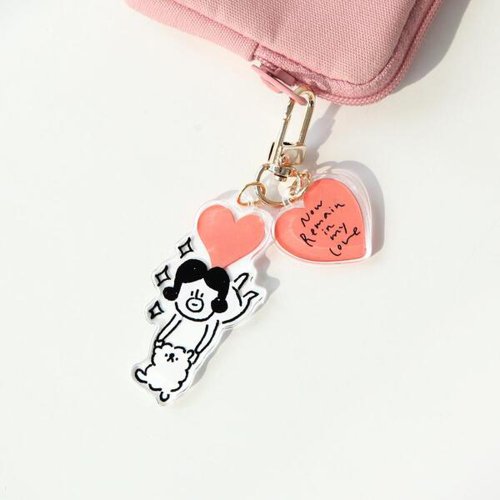 Hello DunDun 哈囉 ．登登 Hello DunDun 哈囉登登系列 壓克力 Key Ring 02.鞦韆登登
