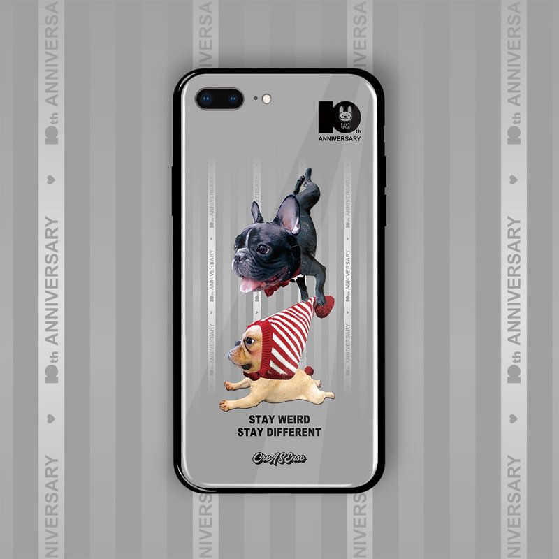 MARU兄弟款 聯名LAZY MARU 空壓殼防摔殼手機殼LZAA08 - 手機殼/手機套 - 矽膠 多色