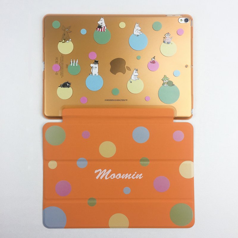 ムーミン噜噜米正規品-iPadミニクリスタルケース【レインボーバブル】 - タブレット・PCケース - プラスチック オレンジ