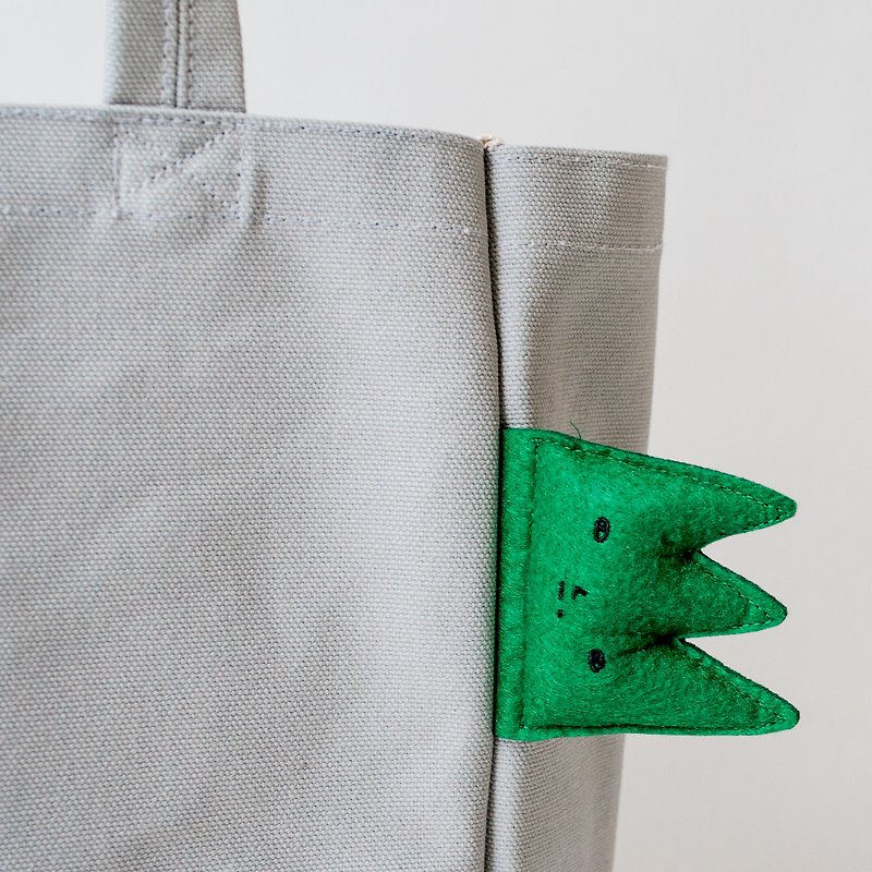 // Wall grass // Thick shoulder bag - Messenger Bags & Sling Bags - Cotton & Hemp Gray