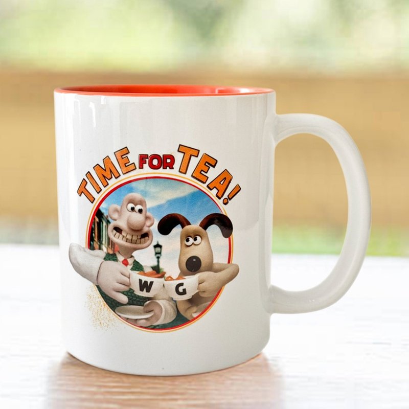 Wallace and Gromit Time for Tea Mug - แก้วมัค/แก้วกาแฟ - โลหะ 