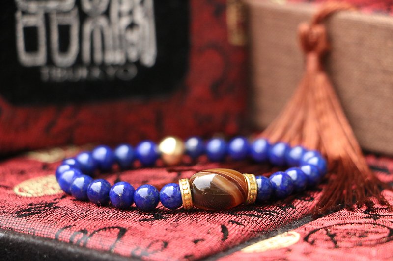 lapis beads bracelets 6mm - Bracelets - Jade 