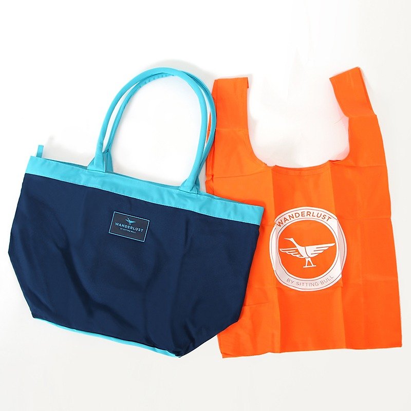 Tote bag (small). Dark Blue - Messenger Bags & Sling Bags - Polyester Blue