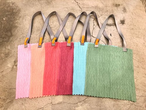 帕帕拉夏手工坊 摺學 (哲學) 萬用/外出/環保 臺灣手工包袋(限定義大利布料版)