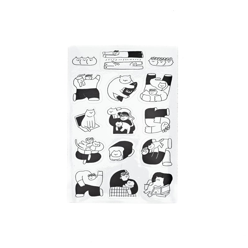 Daily life with cats | Waterproof stickers - Stickers - Paper 