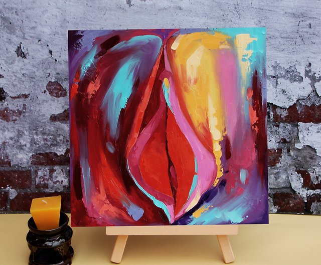 Human Abstract Painting Large Abstract Acrylic Painting On Canvas Figu