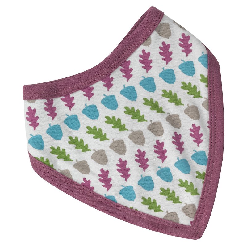 100% organic cotton British brand triangle mouth towel around the pocket - Bibs - Cotton & Hemp Multicolor