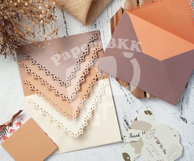 5x7 Vintage Lace Envelopes /Wedding Invitation (100pcs/Pack