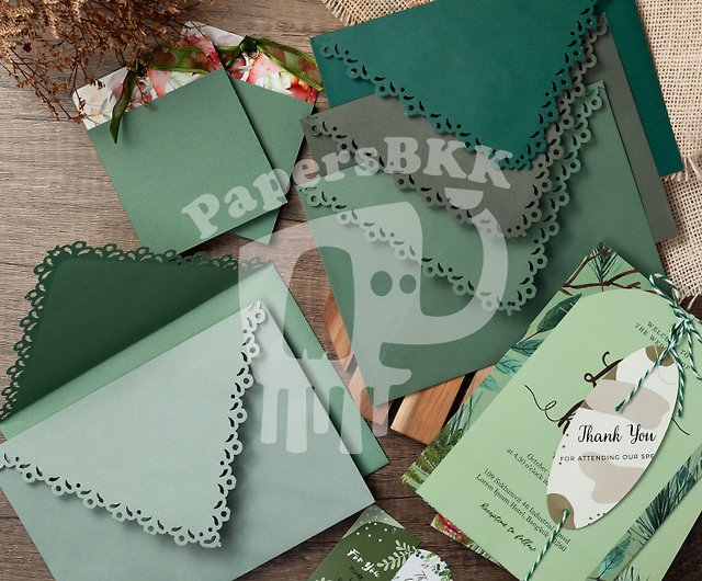 Emerald Green 5x7 Cardstock For Invitations 