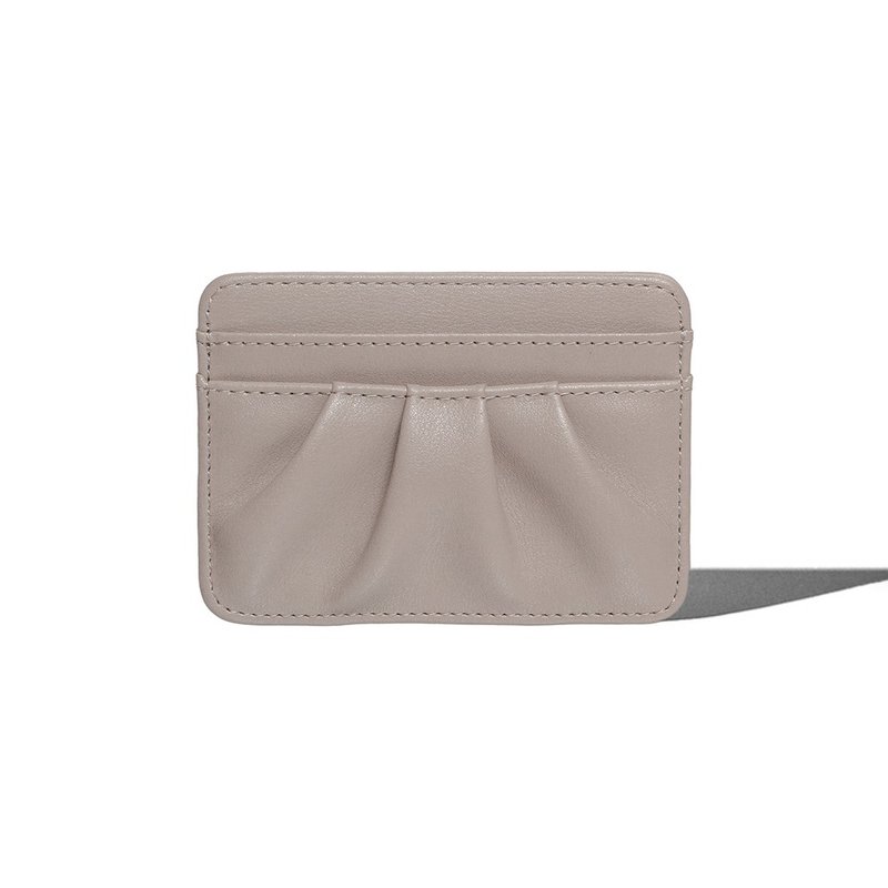 DOUGH Flat Card Holder Wallets cocoa - 錢包/皮夾/長短夾 - 真皮 多色