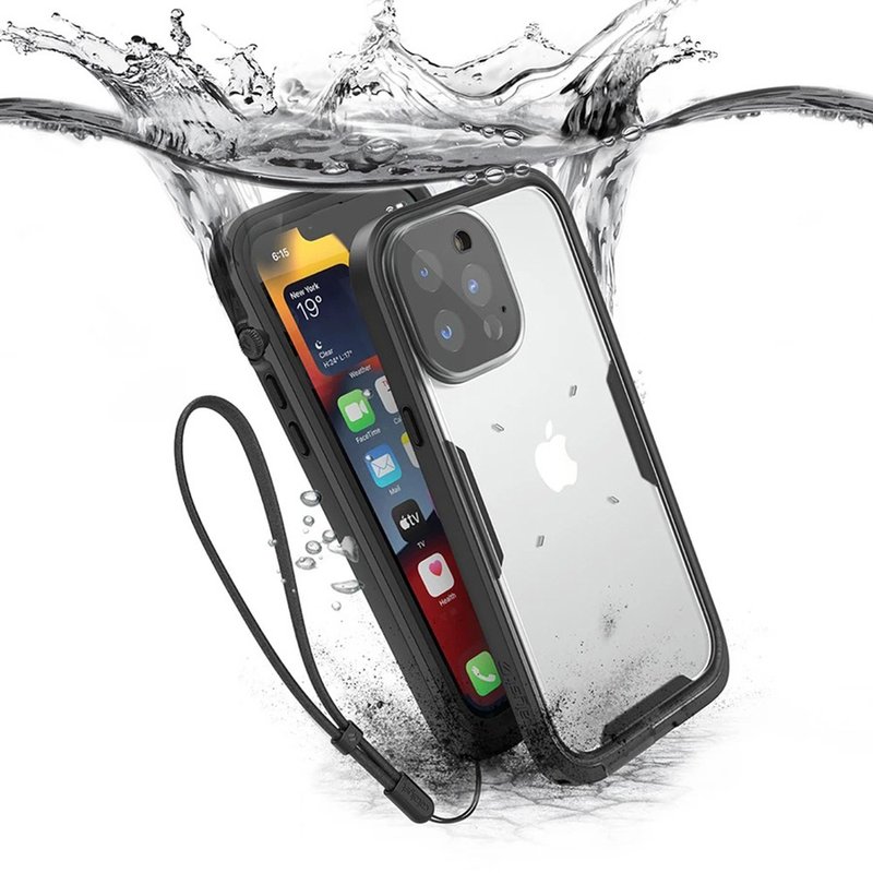 CATALYST iPhone13 Pro Max (3顆鏡頭) 完美四合一防水保護殼 黑 - 手機殼/手機套 - 聚酯纖維 黑色