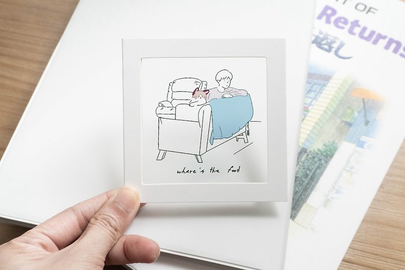 Take a little rest today | Movie| Romance Transparent Postcard - Cards & Postcards - Other Materials 
