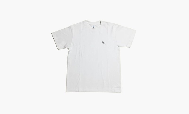 NORITAKE - BIRDIE T-SHIRT - 中性衛衣/T 恤 - 棉．麻 白色
