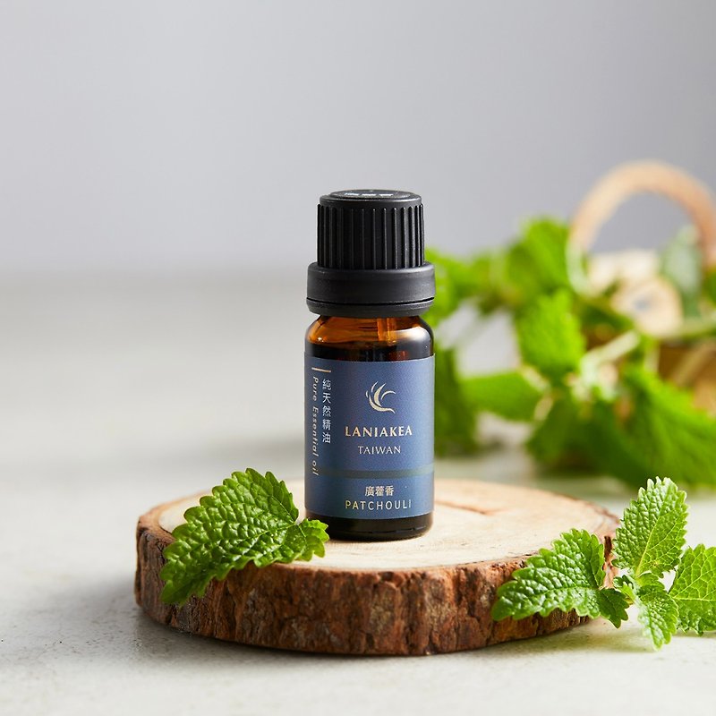 Patchouli essential oil 10ml-pure natural plant essential oil | aromatherapy | incense - น้ำหอม - แก้ว สีเขียว