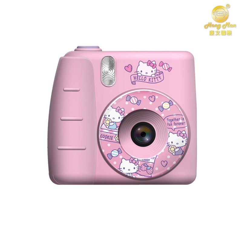 【Hong Man】Sanrio Children’s Camera Hello Kitty Candy Sweetheart - Kids' Toys - Plastic Pink