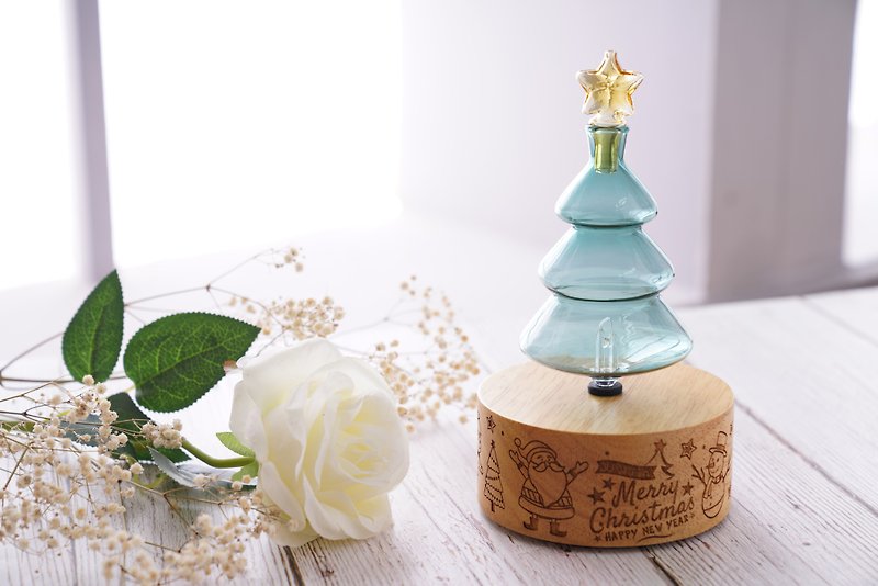 [Gift Essential Oil] Happy Tree Essential Oil Diffuser | Non-Toxic Fragrance | Fragrance | Incense | Mother's Day Gift Box - น้ำหอม - ไม้ สีนำ้ตาล