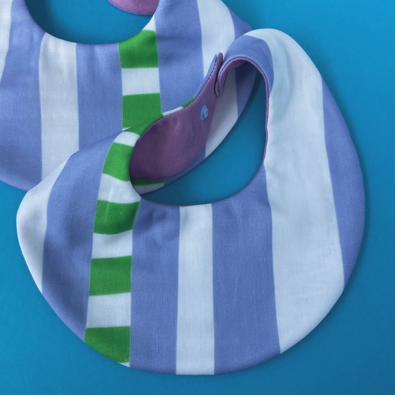 Baby Bib GPjump / Purple (Donna Bib) - ผ้ากันเปื้อน - ผ้าฝ้าย/ผ้าลินิน 
