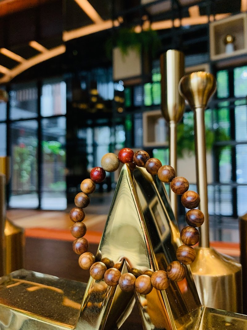 驀然(手環系列)花梨木(8mm)--高貴 - 手鍊/手環 - 木頭 咖啡色