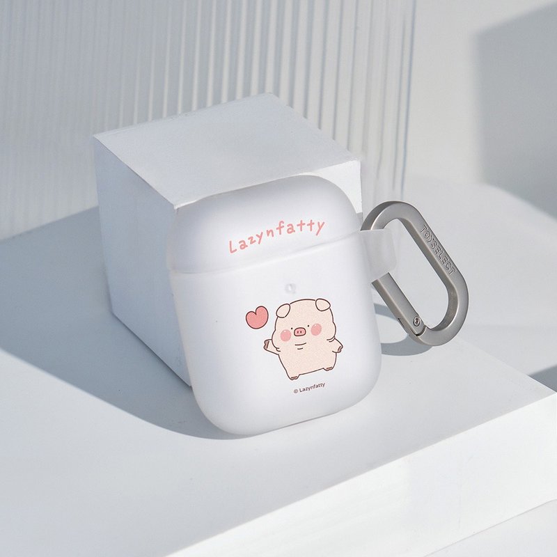 胖才可愛送你愛心強悍防摔AirPods保護套 - AirPods/耳機保護套 - 塑膠 多色