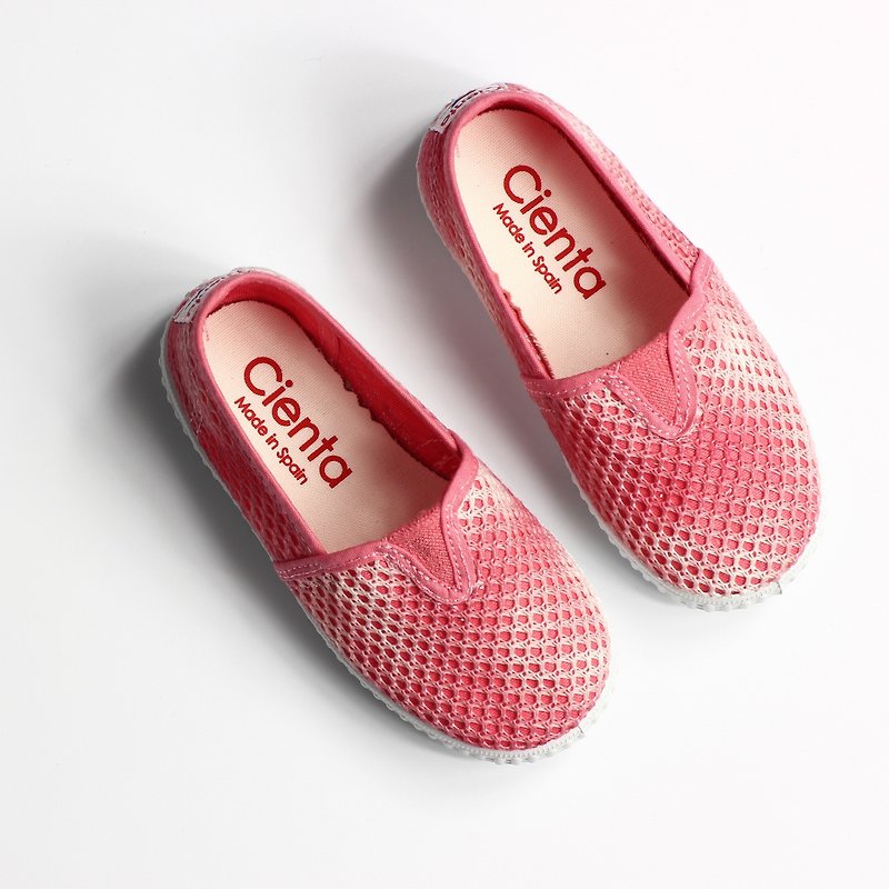 スペイン人は靴CIENTA 54029 06ピンクの子供キャンバス、子供サイズ - キッズシューズ - コットン・麻 ピンク