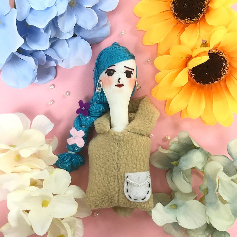 Handmade doll keychain - ChaCha - Keychains - Polyester 