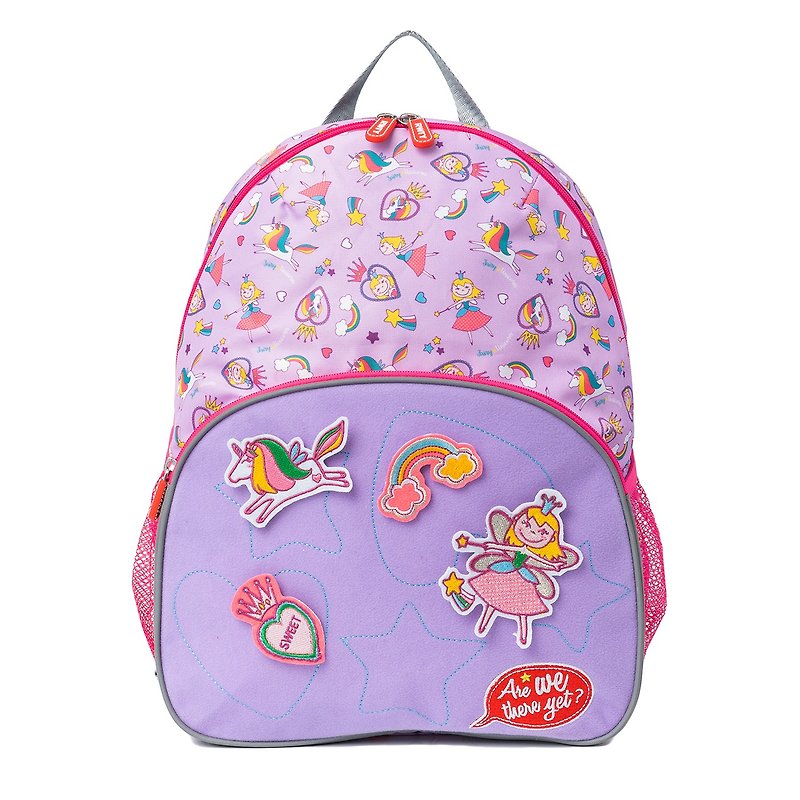 【Are We There Yet?】Creative random stickers children's backpack (unicorn fairy) 6y+ - Backpacks & Bags - Polyester Pink