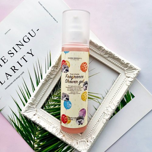 OHANA MAHAALO 療癒概念店 OHANA MAHAALO 刺蝟氣球 粉香泡泡沐浴露150ml